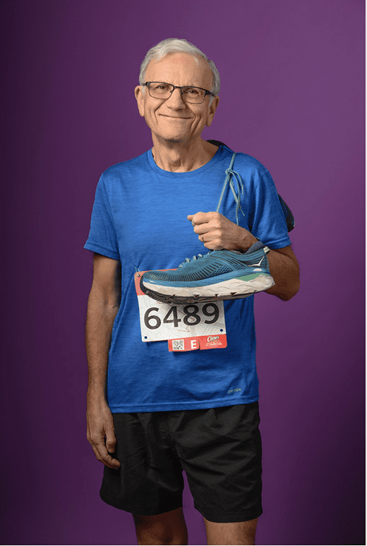 Dr. Jose Teixeira in running gear